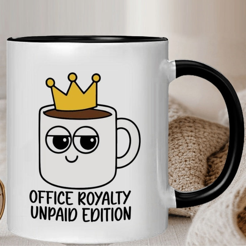 Tailorly Black Accent 11 oz Mug - office royalty
