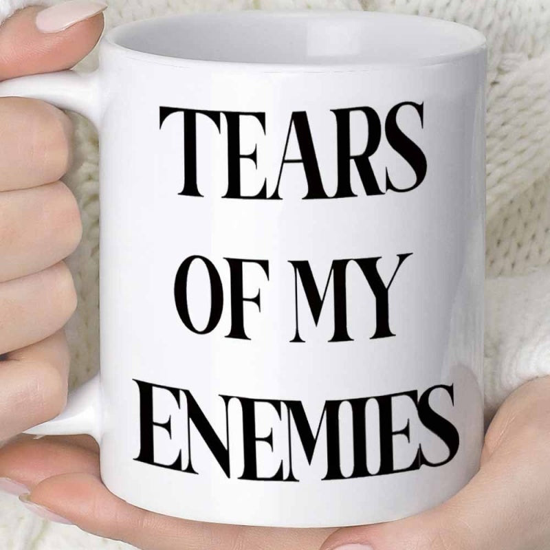Tailorly White Ceramic 11 oz Mug - enjoy humor text