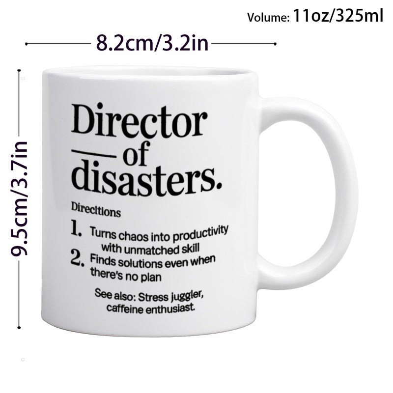 Tailorly White Ceramic 11 oz Mug - solution humor novelty text
