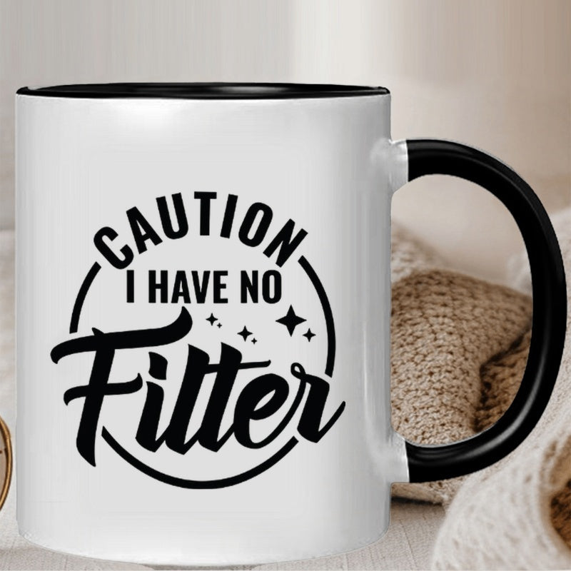 Tailorly Black Accent 11 oz Mug - i have lettering