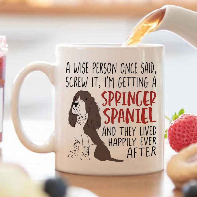 Tailorly White Ceramic 11 oz Mug - wise person with a quote