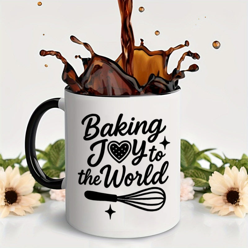 Tailorly Black Accent 11 oz Mug - whisk design