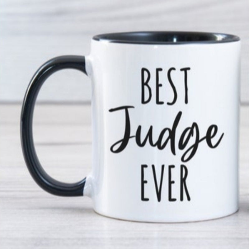 Tailorly Black Accent 11 oz Mug - best judge ever