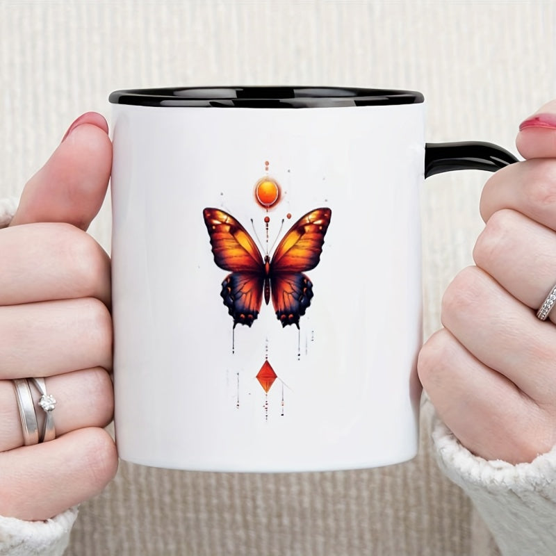 Tailorly Black Accent 11 oz Mug - sun gem