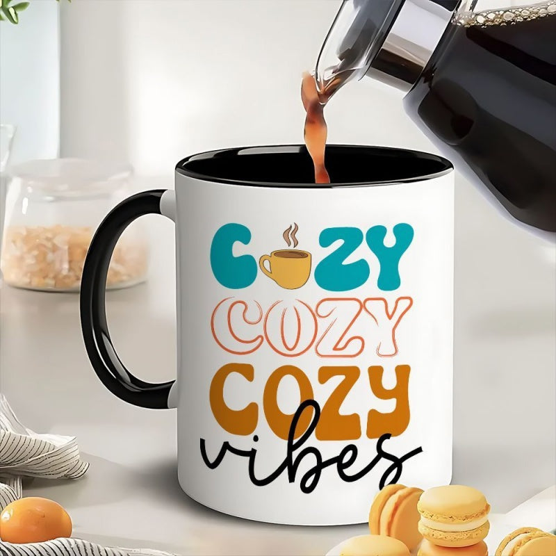 Tailorly Black Accent 11 oz Mug - cozy design