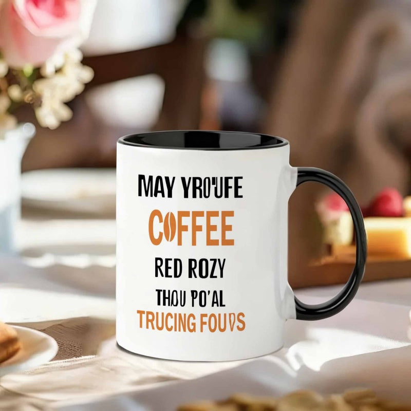 Tailorly Black Accent 11 oz Mug - christmas gifts birthday anniversary gifts 1pc 11oz coffee themed slogan