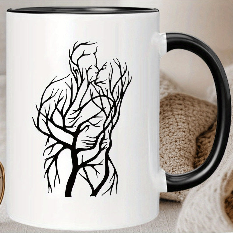 Tailorly Black Accent 11 oz Mug - artistic silhouette