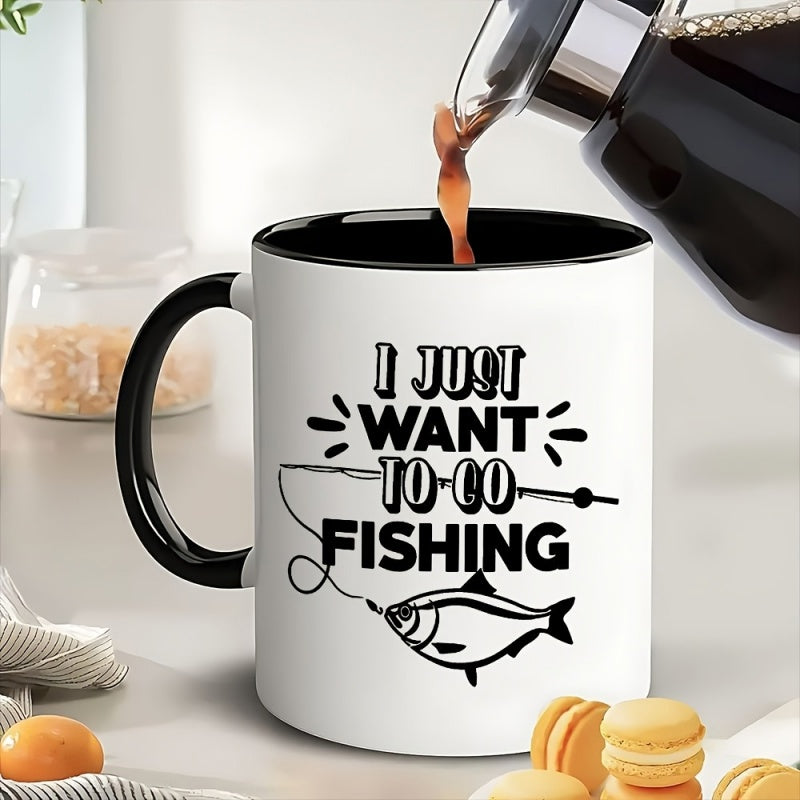 Tailorly Black Accent 11 oz Mug - mysterious themed pattern