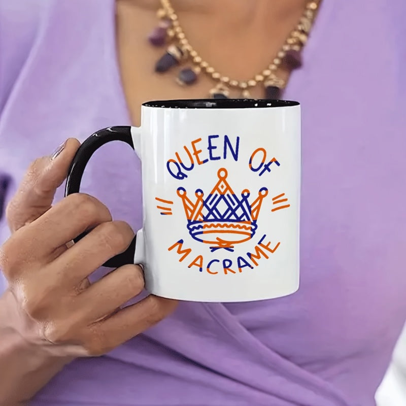 Tailorly Black Accent 11 oz Mug - coffee， cake themed designs