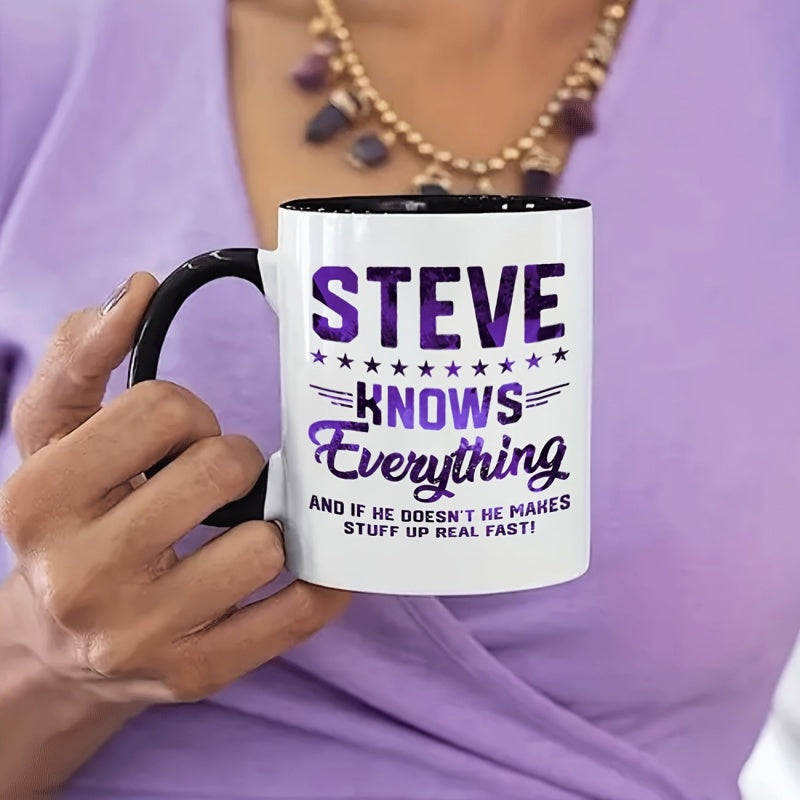 Tailorly Black Accent 11 oz Mug - coffee and cake themed graphics