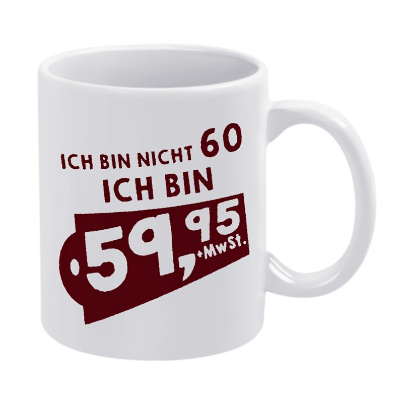 Tailorly White Ceramic 11 oz Mug - price text