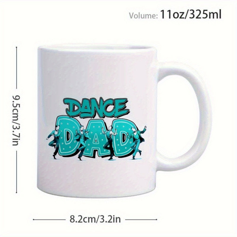 Tailorly White Ceramic 11 oz Mug - dad design