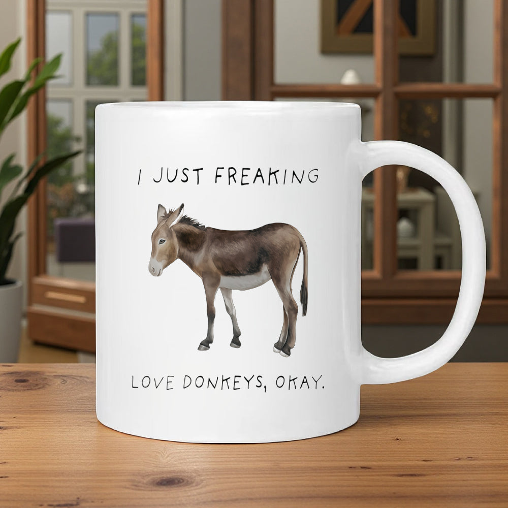 Tailorly White Ceramic 11 oz Mug - i just suitable for coffee tea or milk new years gift christmas gift halloween gift christmas eve
