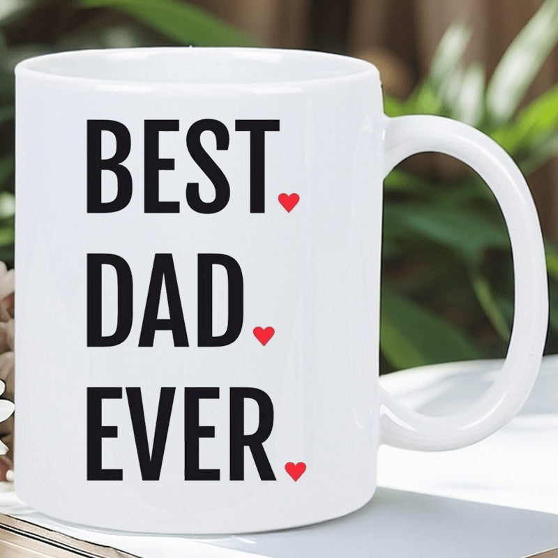 Tailorly White Ceramic 11 oz Mug - humorous text related to dads