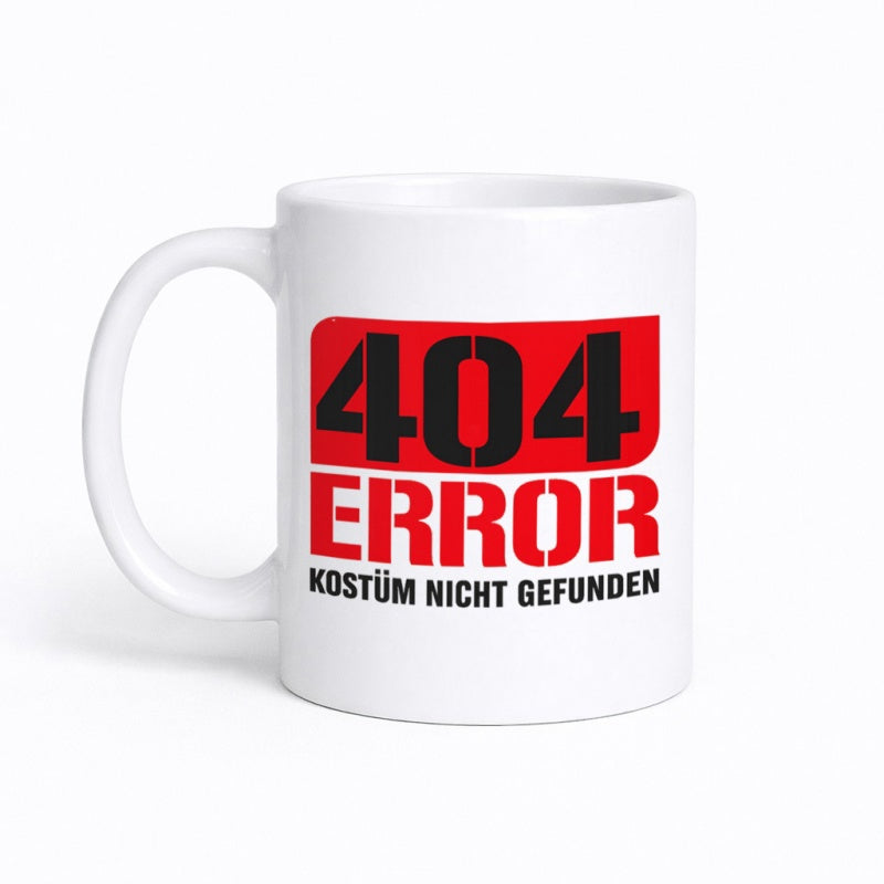 Tailorly White Ceramic 11 oz Mug - german 404 error themed message
