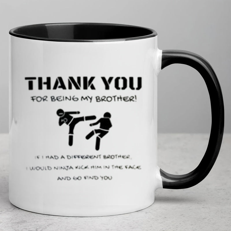 Tailorly Black Accent 11 oz Mug - kick design
