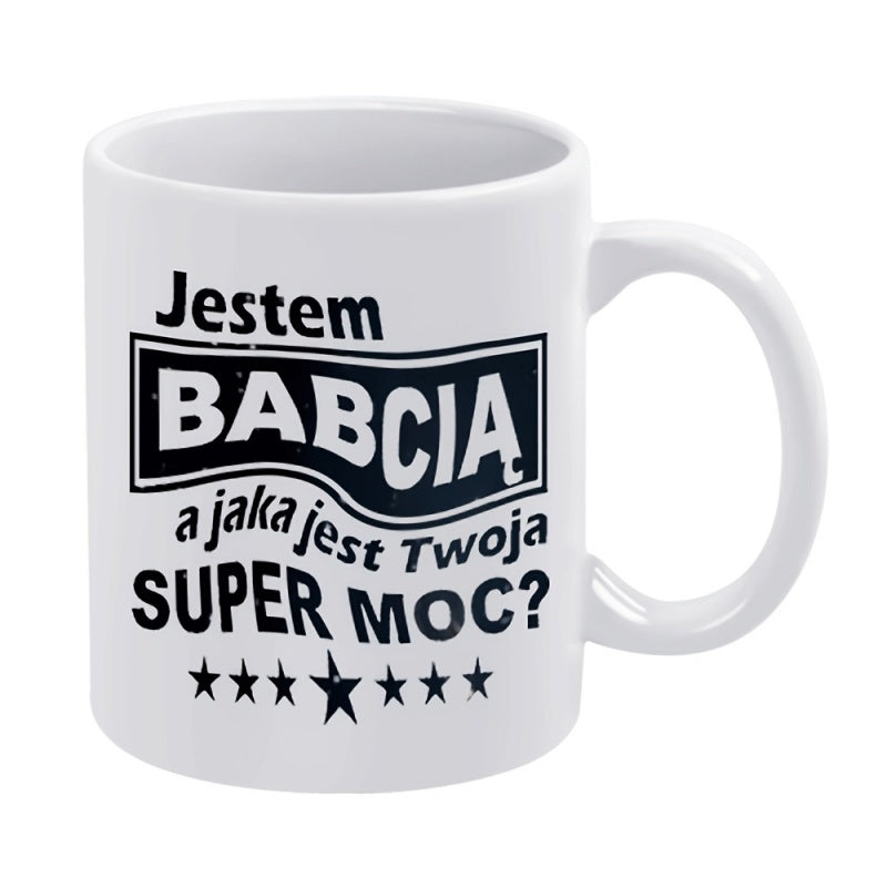 Tailorly White Ceramic 11 oz Mug - text stars funny mug