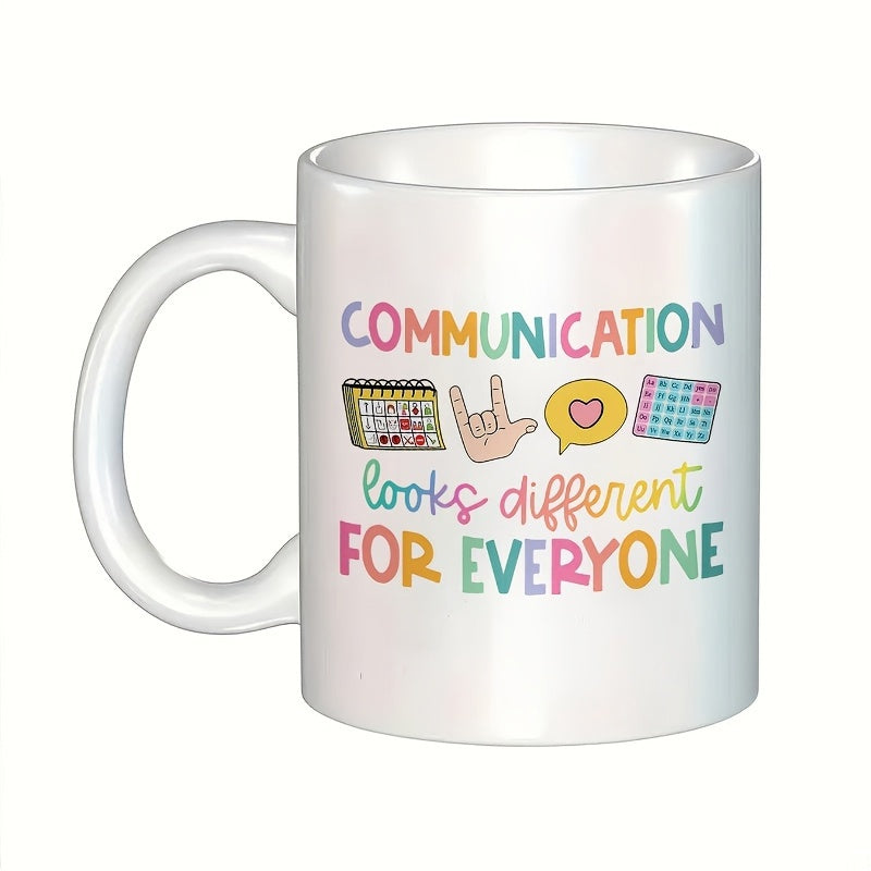 Tailorly White Ceramic 11 oz Mug - a mug designed for office workers featuring different for each individual this 11oz ceramic mug is ideal for use at