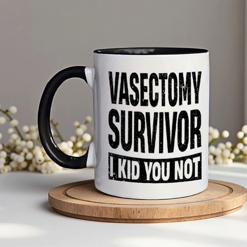 Tailorly Black Accent 11 oz Mug - humorous christmas text great for of the year a wonderful present