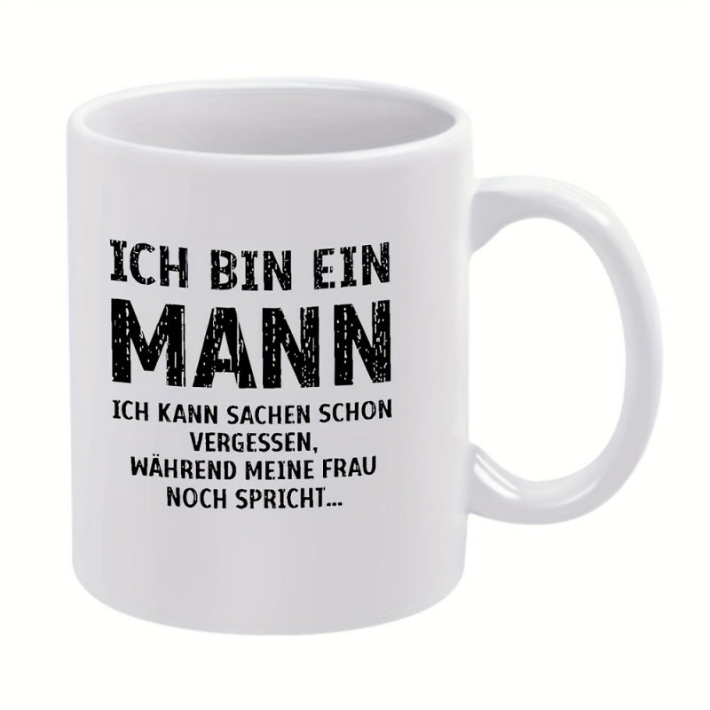 Tailorly White Ceramic 11 oz Mug - 1pc german 11oz ceramic coffee mug suitable for restaurants and businesses great for any season an ideal present for