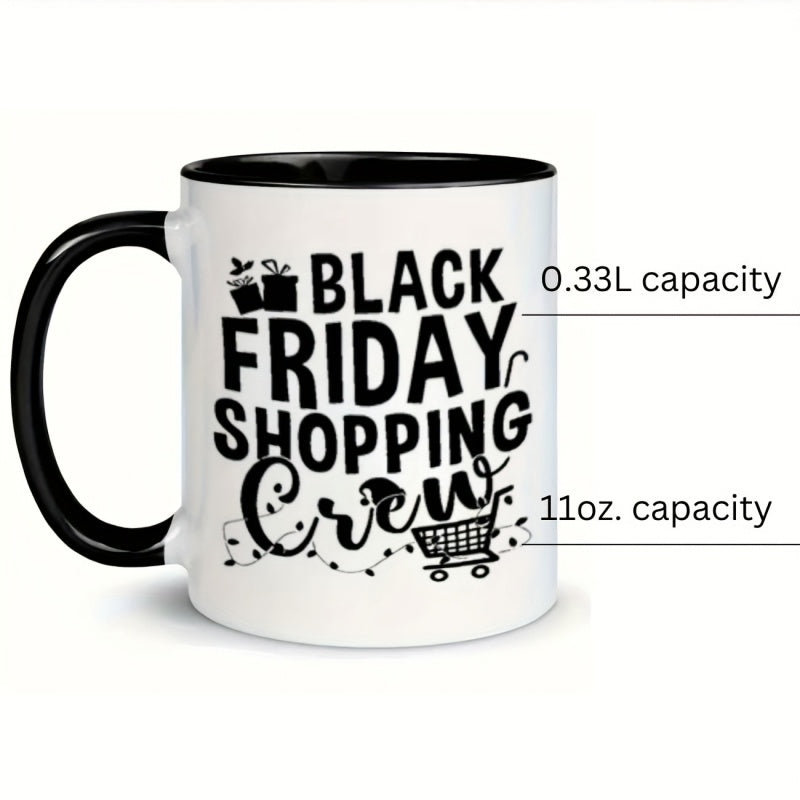 Tailorly Black Accent 11 oz Mug - black friday shopping tag icons
