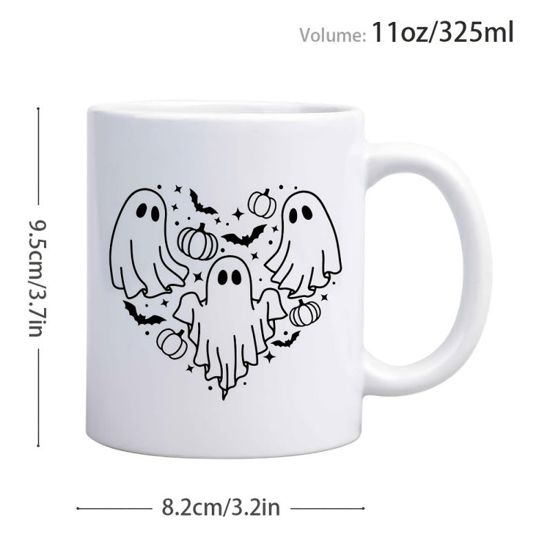 Tailorly White Ceramic 11 oz Mug - 1pc ideal for coffee tea hot chocolate thoughtful present for couples keepsake 1pc 11 as a thoughtful gift for