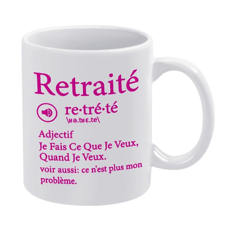 Tailorly White Ceramic 11 oz Mug - retired definition text