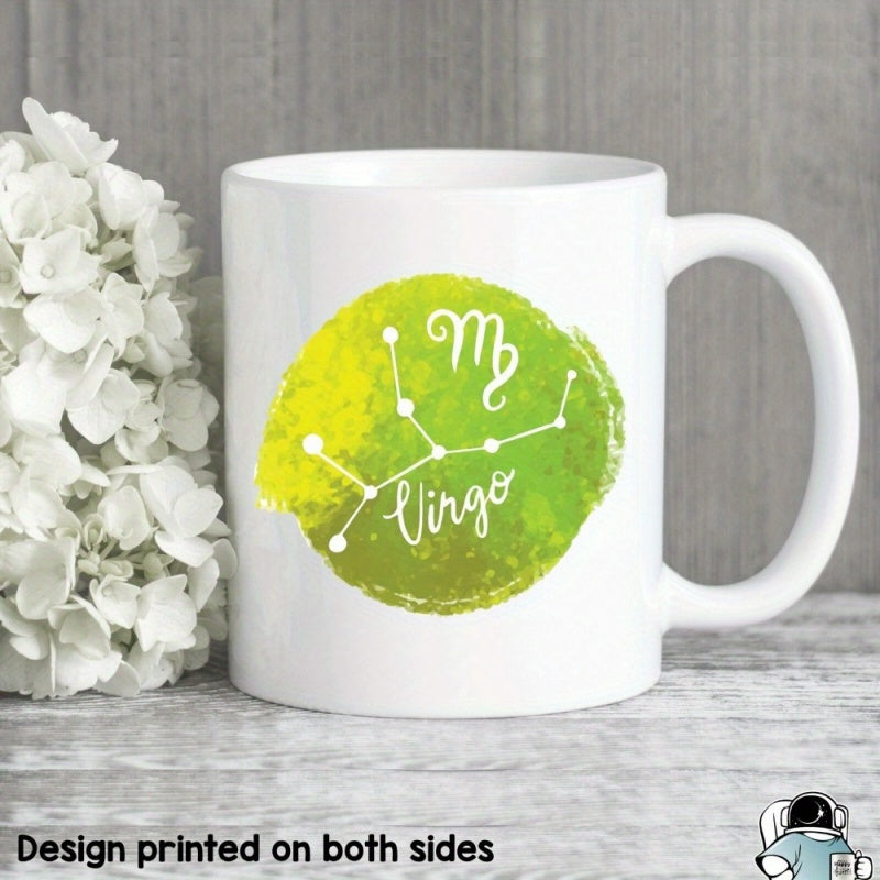 Tailorly White Ceramic 11 oz Mug - cursive script