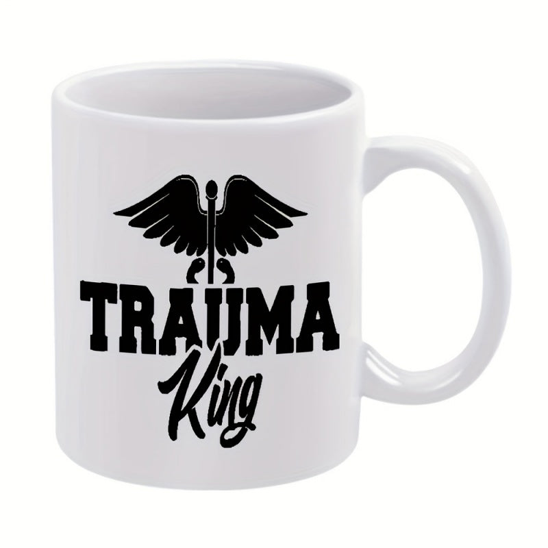 Tailorly White Ceramic 11 oz Mug - text funny mug for restaurant and business