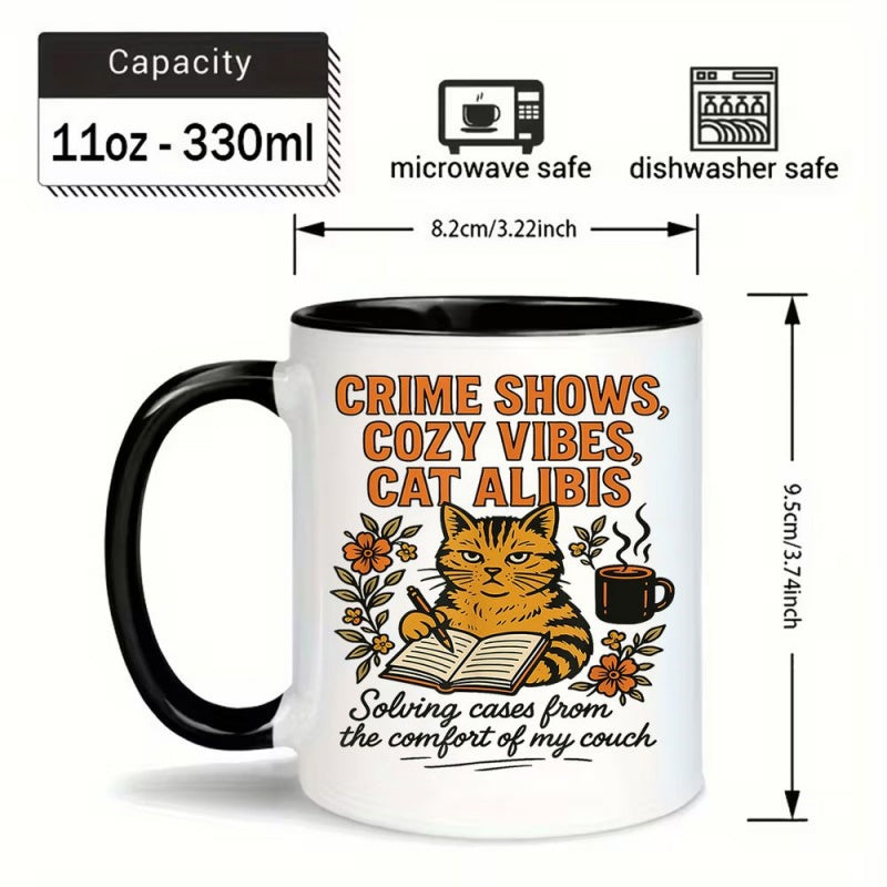 Tailorly Black Accent 11 oz Mug - funny design