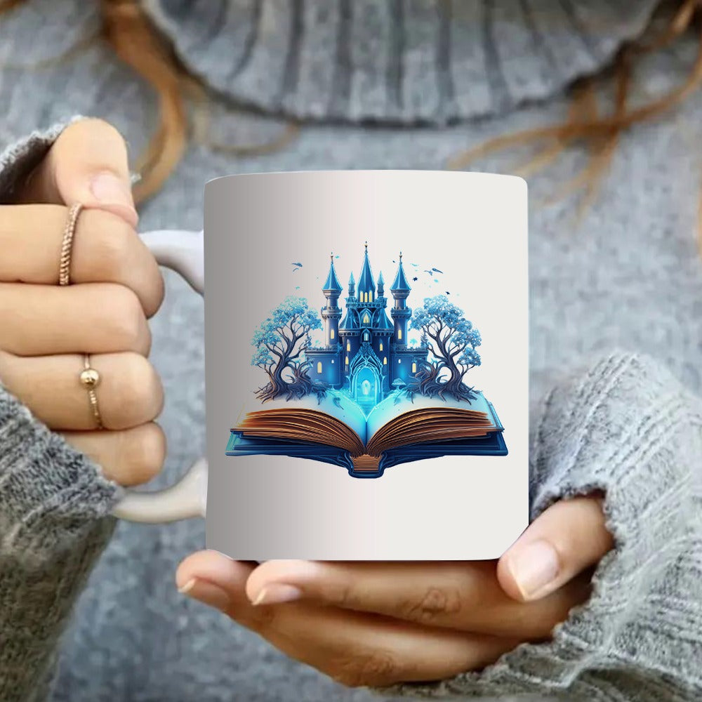 Tailorly White Ceramic 11 oz Mug - book design