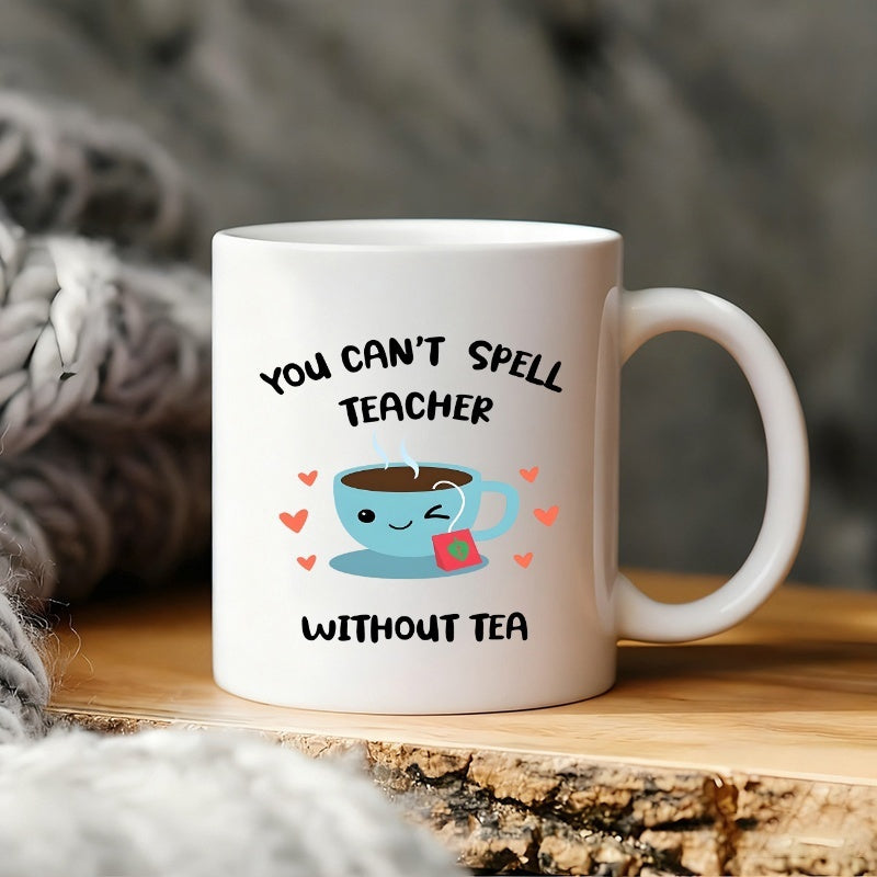 Tailorly White Ceramic 11 oz Mug - 1 mug 11oz ceramic design cup birthdays christmas anniversaries long distance gifts dishwasher safe