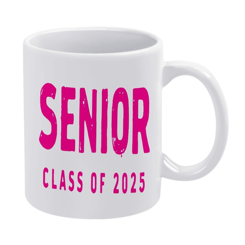 Tailorly White Ceramic 11 oz Mug - senior 2025