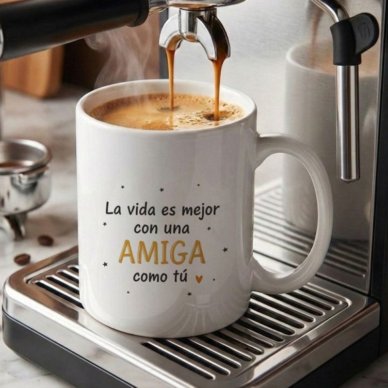 Tailorly White Ceramic 11 oz Mug - spanish quote