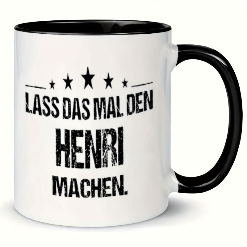 Tailorly Black Accent 11 oz Mug - german text