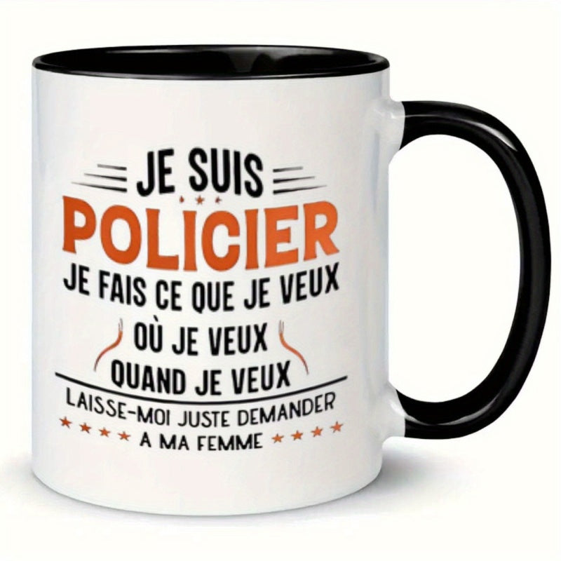Tailorly Black Accent 11 oz Mug - humorous design