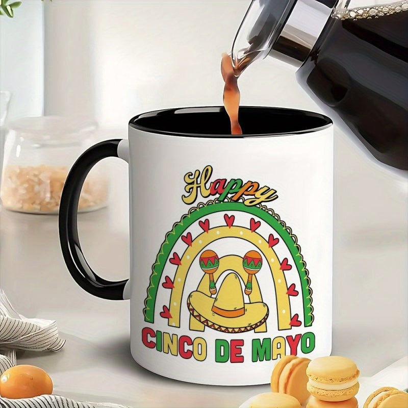 Tailorly Black Accent 11 oz Mug - de mayo themed design