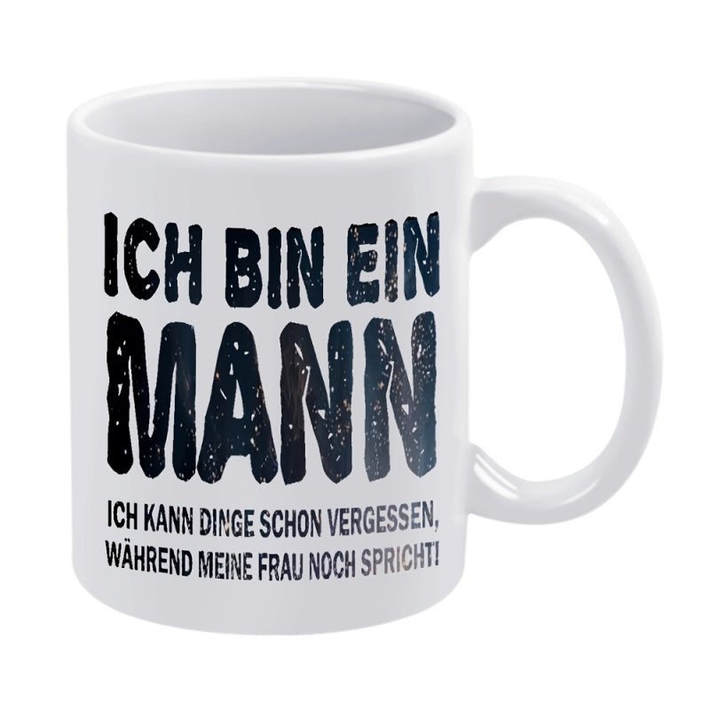 Tailorly White Ceramic 11 oz Mug - humorous text or design