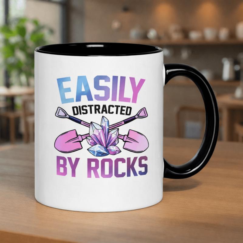 Tailorly Black Accent 11 oz Mug - crystal shovels