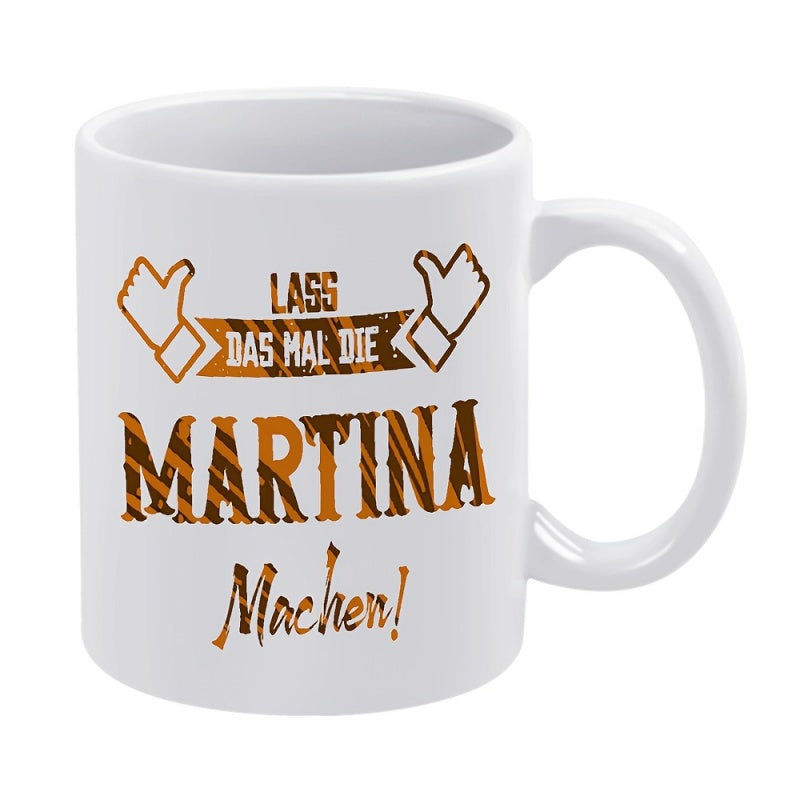 Tailorly White Ceramic 11 oz Mug - thumbs text banner