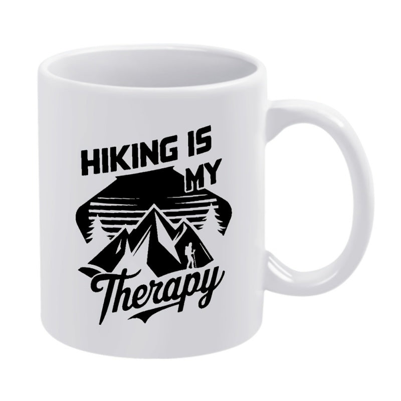 Tailorly White Ceramic 11 oz Mug - 11oz ceramic coffee mug for hiking suitable for restaurants and businesses great for any season an ideal present for