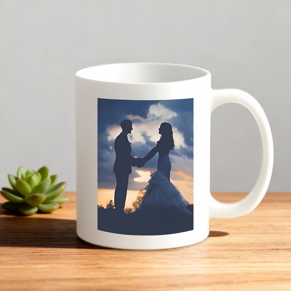 Tailorly White Ceramic 11 oz Mug - your own image