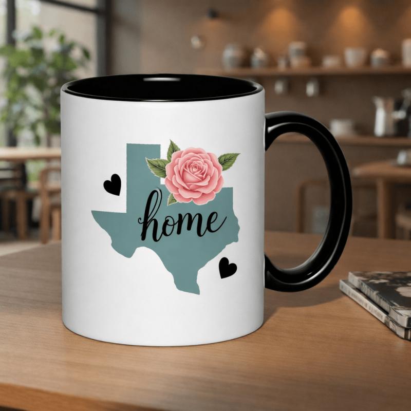 Tailorly Black Accent 11 oz Mug - whimsical design