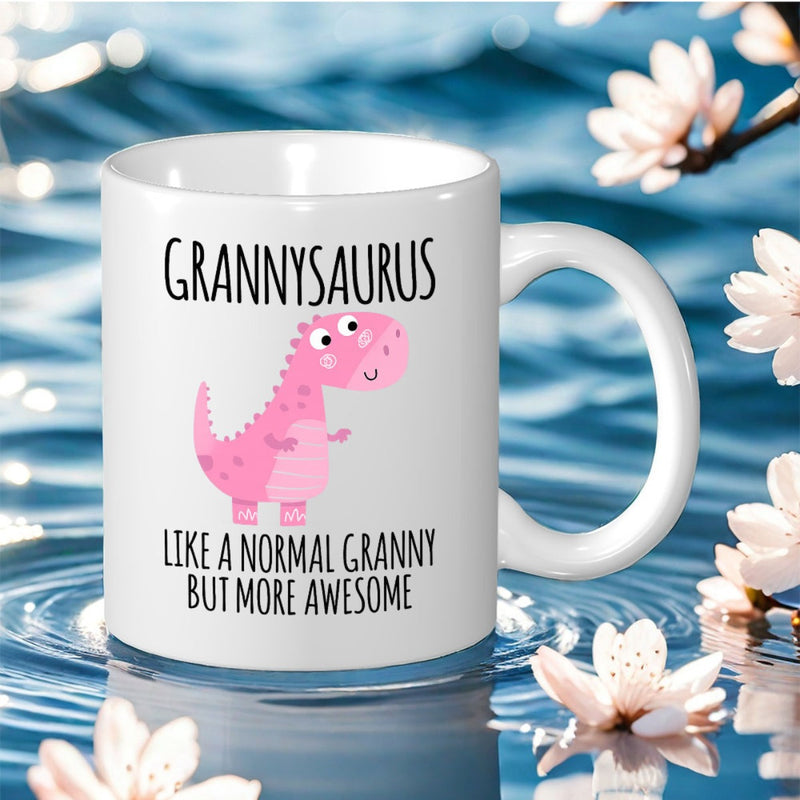 Tailorly White Ceramic 11 oz Mug - best granny birthday