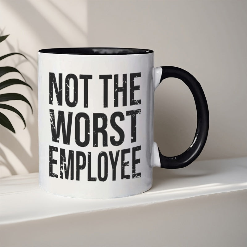 Tailorly Black Accent 11 oz Mug - not the worst text