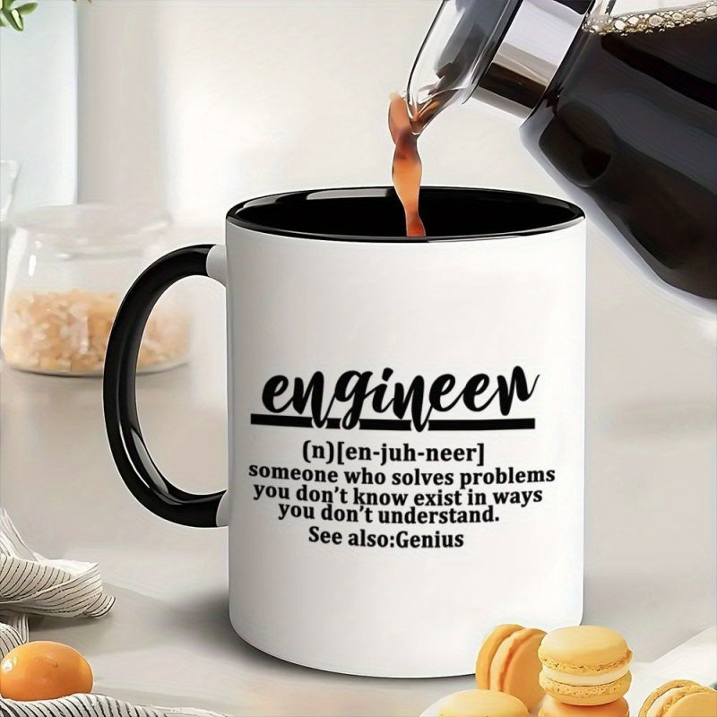 Tailorly Black Accent 11 oz Mug - funny engineering quote