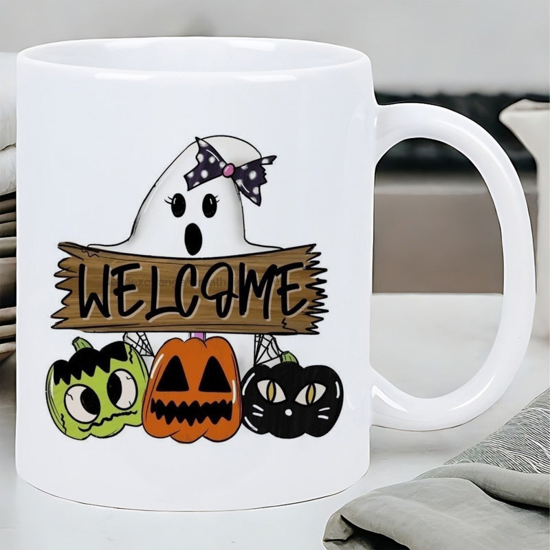 Tailorly White Ceramic 11 oz Mug - 1 daily reusable ceramic cup suitable as a birthday gift or anniversary gift and is for holding coffee tea or hot