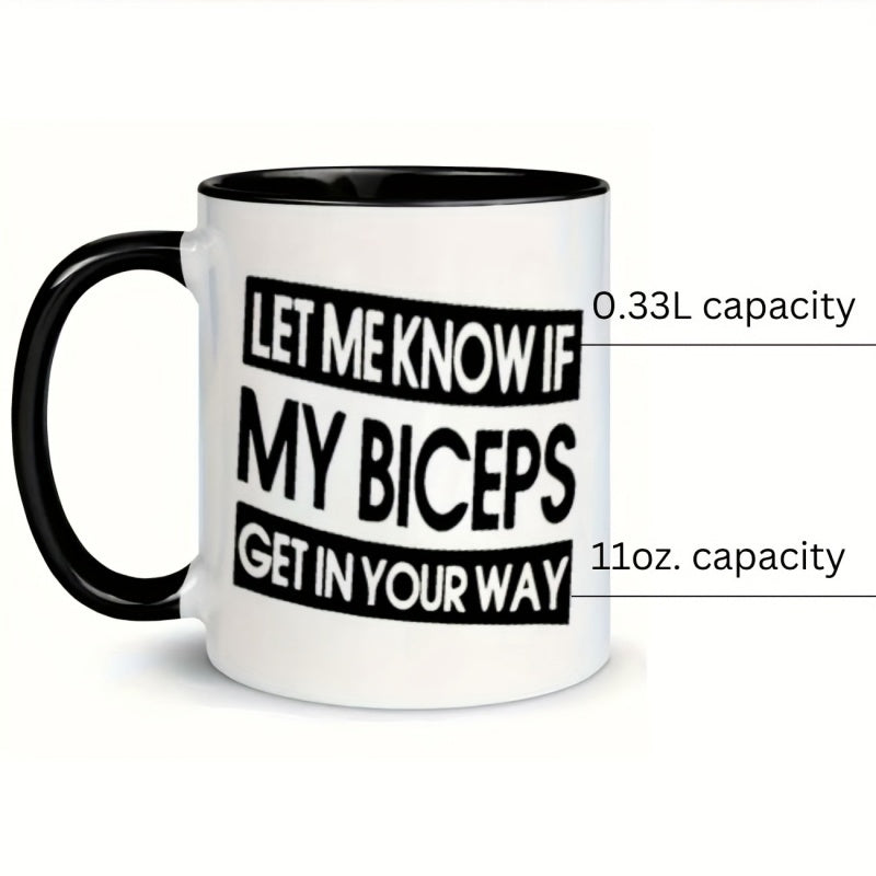 Tailorly Black Accent 11 oz Mug - 1pc humor mug 11 ounce ceramic reusable holidays birthdays christmas summer multipurpose use_2616a63f3ae742a08a25f87c9f996105