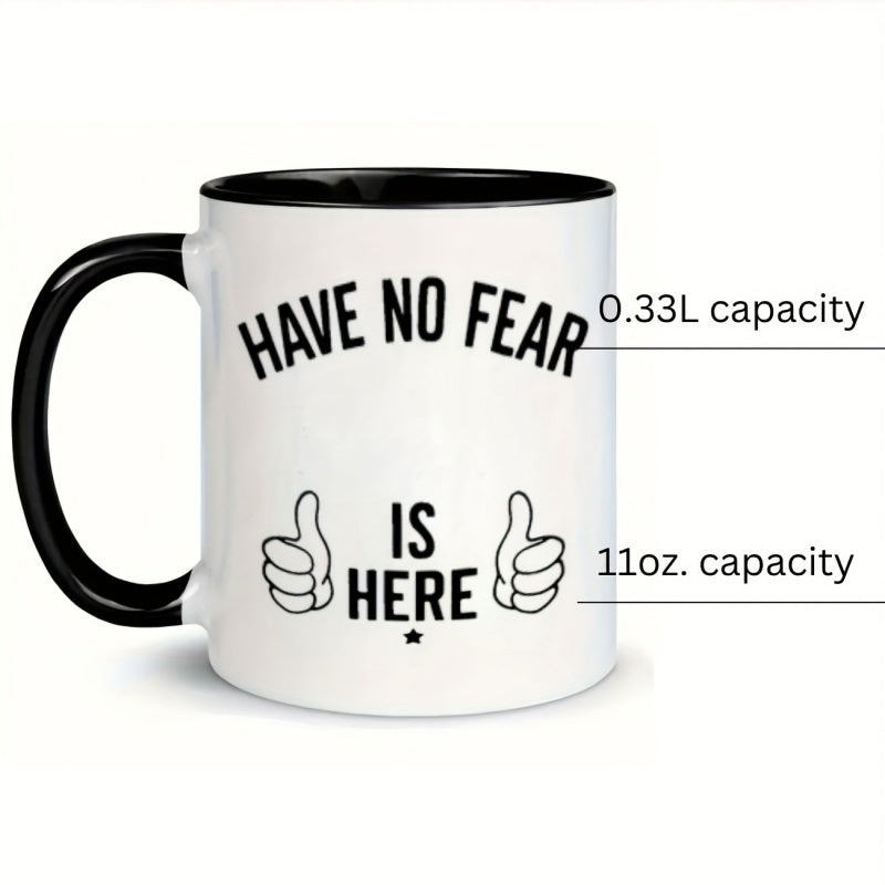Tailorly Black Accent 11 oz Mug - thumbs text funny