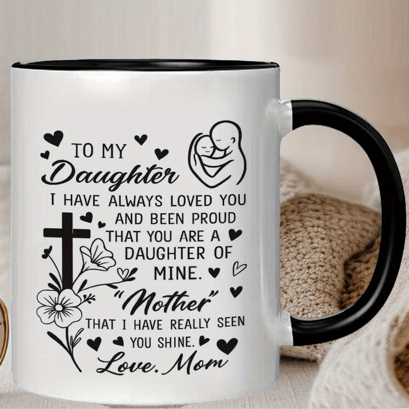Tailorly Black Accent 11 oz Mug - inspirational quotes